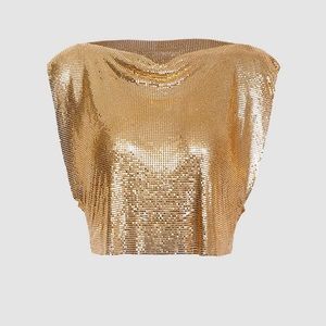 Metallic Glitter Tank Top